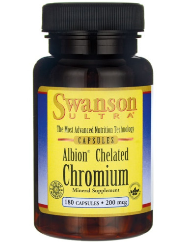 Albion Chelated Chromium, 200mcg - 180 caps |...