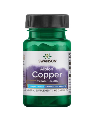 Albion Copper, 2mg - 60 caps | Swanson