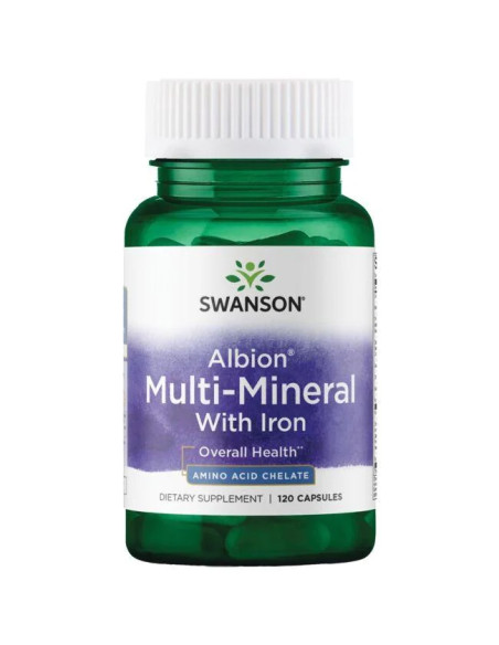 Albion Multi-Mineral with Iron - 120 caps | Swanson