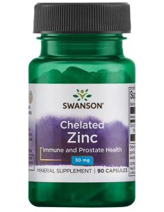 Chelated Zinc, 30mg - 90 caps | Swanson