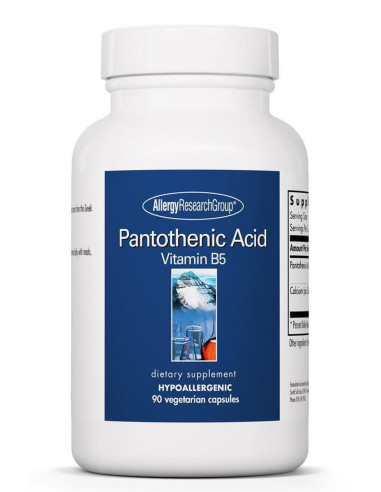 Pantothenic Acid - 90 Capsules | Allergy...