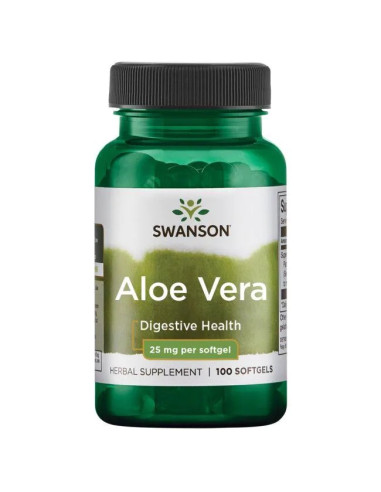 Aloe Vera, 25mg - 100 softgels | Swanson