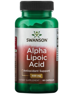 Alpha Lipoic Acid, 600mg - 60 caps | Swanson