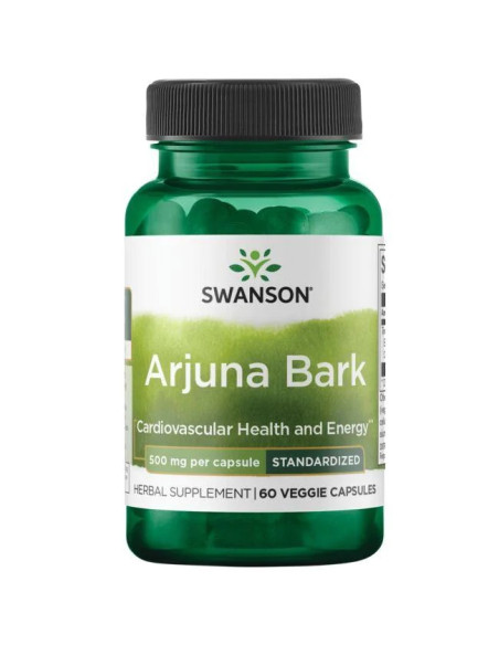 Arjuna Bark, 500mg - 60 vcaps | Swanson