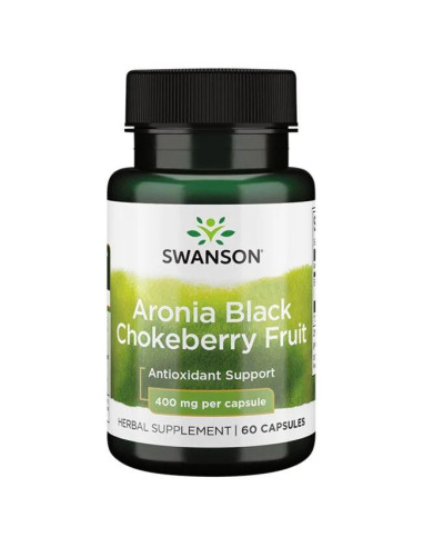 Aronia Black Chokeberry Fruit, 400mg - 60 caps...