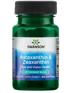 Astaxanthin & Zeaxanthin - 60 softgels | Swanson