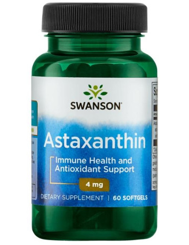 Astaxanthin, 4mg - 60 softgels | Swanson