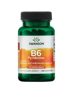 B6 Pyridoxine, 100mg - 100 caps | Swanson
