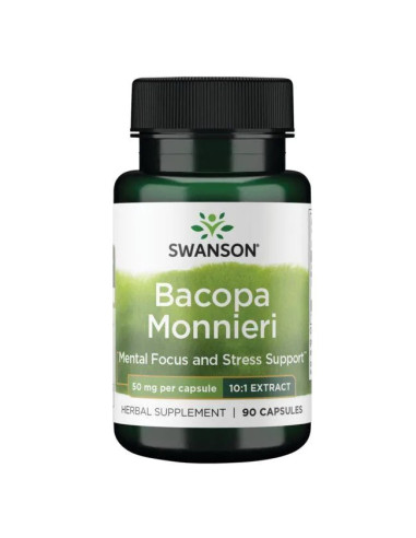 Bacopa Monnieri 10:1 Extract, 50mg - 90 caps |...