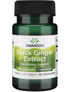 Black Ginger Extract, 100mg - 30 vcaps | Swanson