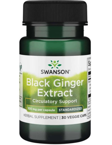 Black Ginger Extract, 100mg - 30 vcaps | Swanson