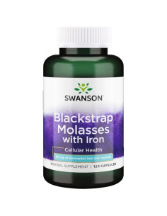 Blackstrap Molasses with Iron, 29mg - 120 caps | Swanson