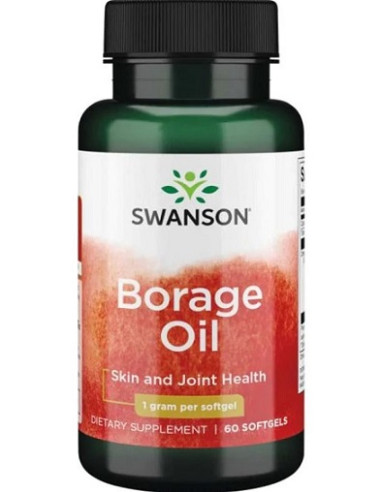 Borage Oil, 1000mg - 60 softgels | Swanson