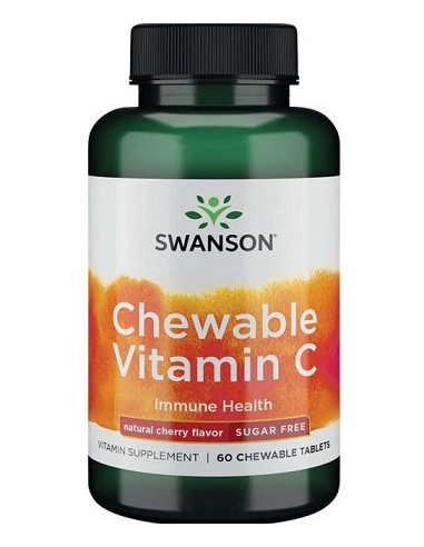 Chewable Vitamin C, Natural Cherry Flavour - 60...