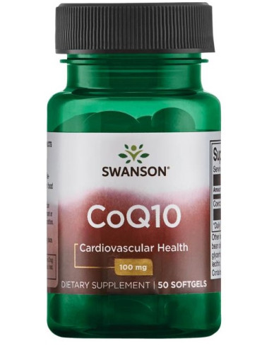 CoQ10, 100mg - 50 softgels | Swanson
