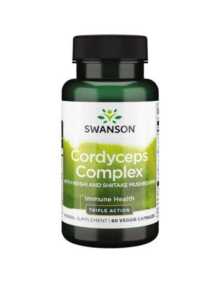 Cordyceps Complex with Reishi and Shiitake Mushrooms - 60 vcaps | Swanson