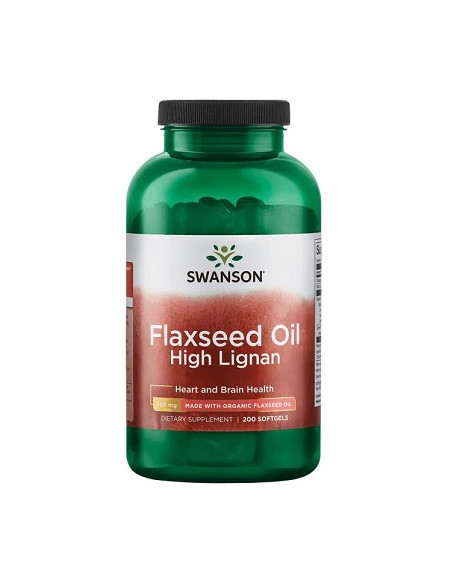 Flaxseed Oil High Lignan - 200 softgels | Swanson