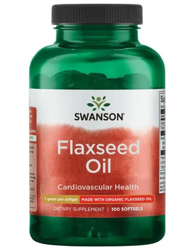 Flaxseed Oil, 1000mg - 100 softgels | Swanson