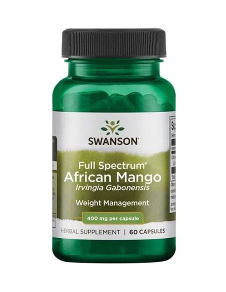 Full Spectrum African Mango (Irvingia Gabonensis), 400mg - 60 caps | Swanson