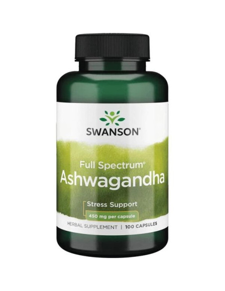 Full Spectrum Ashwagandha, 450mg - 100 caps | Swanson