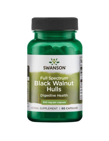 Full Spectrum Black Walnut Hulls, 500mg - 60...