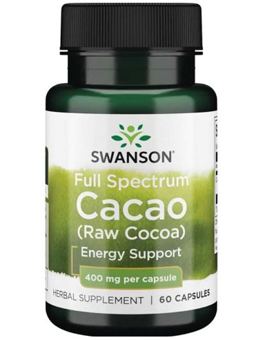 Full Spectrum Cacao (Raw Cocoa), 400mg - 60...