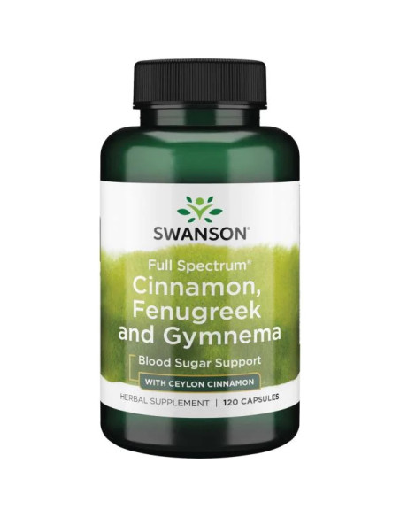 Full Spectrum Cinnamon, Fenugreek and Gymnema - 120 caps | Swanson