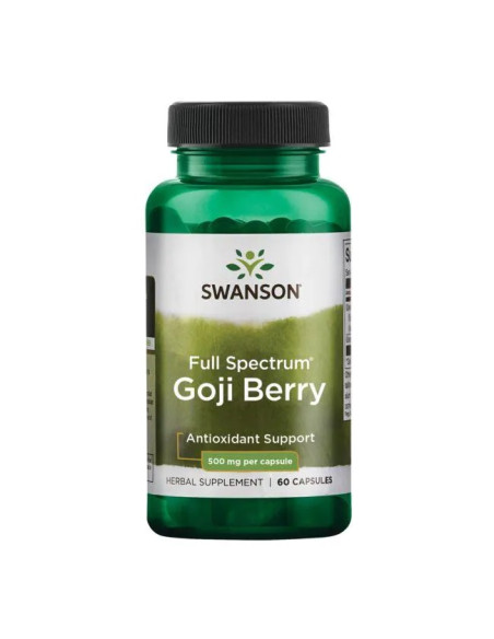 Full Spectrum Goji Berry, 500mg - 60 caps | Swanson