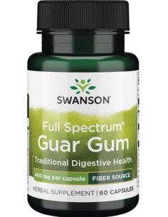 Full Spectrum Guar Gum, 400mg - 60 caps | Swanson