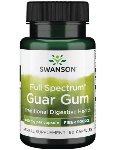 Full Spectrum Guar Gum, 400mg - 60 caps | Swanson