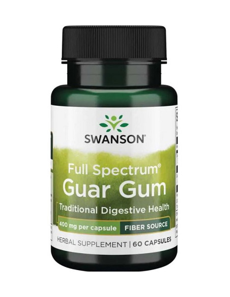 Full Spectrum Guar Gum, 400mg - 60 caps | Swanson