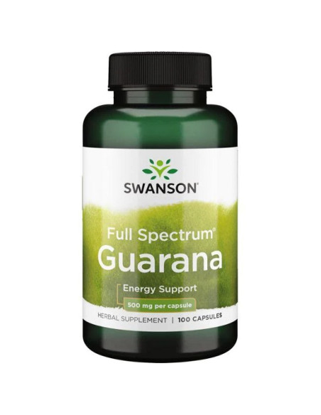 Full Spectrum Guarana, 500mg - 100 caps | Swanson