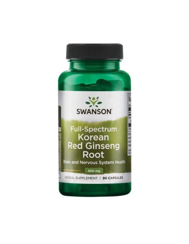 Full Spectrum Korean Red Ginseng Root, 400mg -...