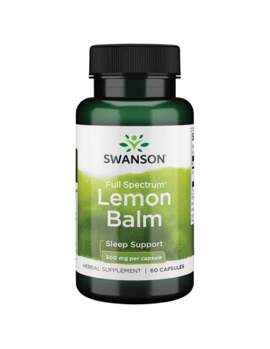 Full Spectrum Lemon Balm, 500mg - 60 caps |...