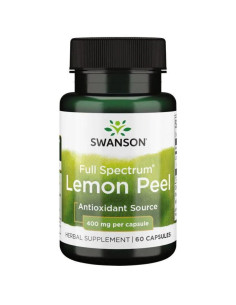 Full Spectrum Lemon Peel, 400mg - 60 caps | Swanson