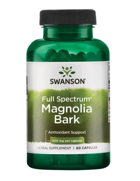 Full Spectrum Magnolia Bark, 400mg - 60 caps | Swanson