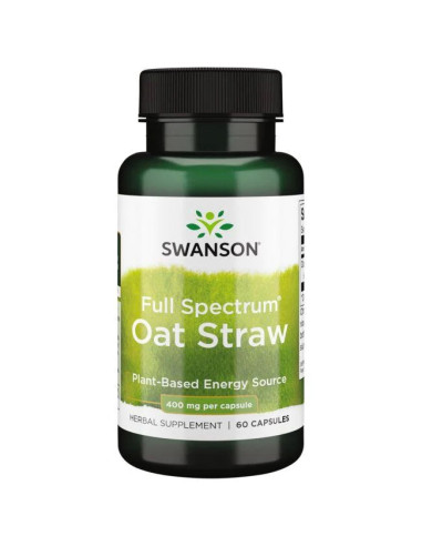 Full Spectrum Oat Straw, 400mg - 60 caps | Swanson