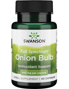 Full Spectrum Onion Bulb, 400mg - 60 caps | Swanson