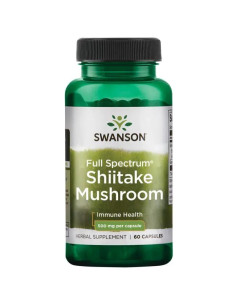 Full Spectrum Shiitake Mushroom, 500mg - 60 caps | Swanson