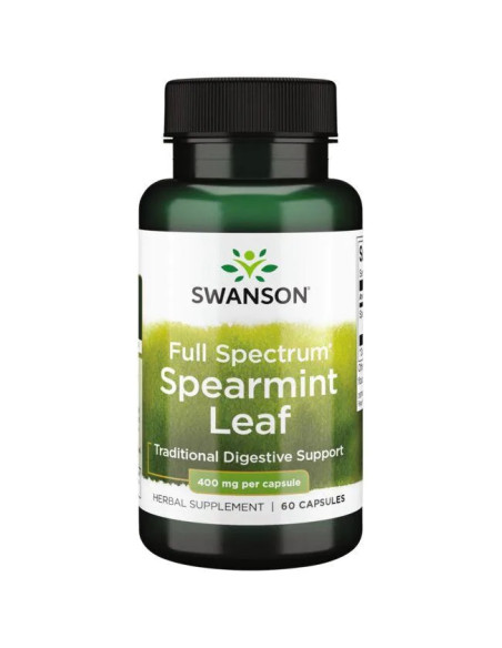 Full Spectrum Spearmint Leaf, 400mg - 60 caps | Swanson