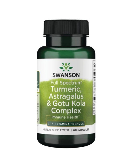 Full Spectrum Turmeric, Astragalus & Gotu Kola Complex - 60 caps | Swanson
