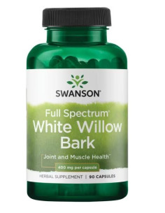 Full Spectrum White Willow Bark, 400mg - 90 caps | Swanson