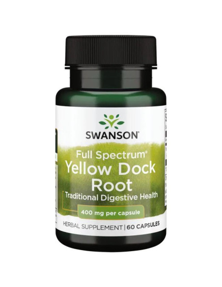 Full Spectrum Yellow Dock Root, 400mg - 60 caps | Swanson