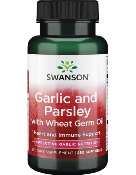 Garlic and Parsley with Wheat Germ Oil - 250 softgels | Swanson