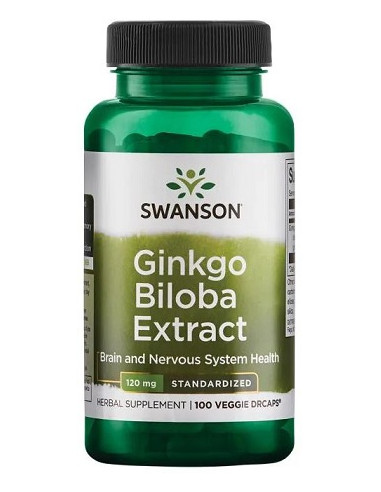 Ginkgo Biloba Extract, 120mg - 100 vcaps | Swanson
