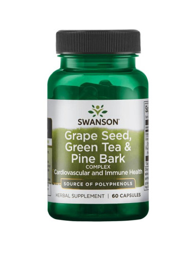 Grape Seed, Green Tea & Pine Bark Complex - 60...