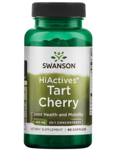 HiActives Tart Cherry, 465mg - 60 caps | Swanson