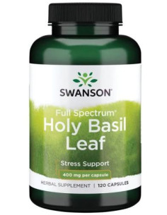 Holy Basil Leaf, 400mg - 120 caps | Swanson