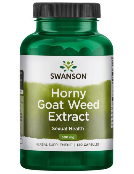 Horny Goat Weed Extract, 500mg - 120 caps | Swanson