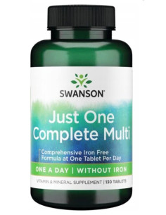 Just One Complete Multi without Iron - 130 tabs | Swanson